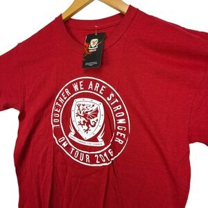 Wales FA T-Shirt Together We Are‎ Stronger On Tour 2016 Graphic Tee Mens L